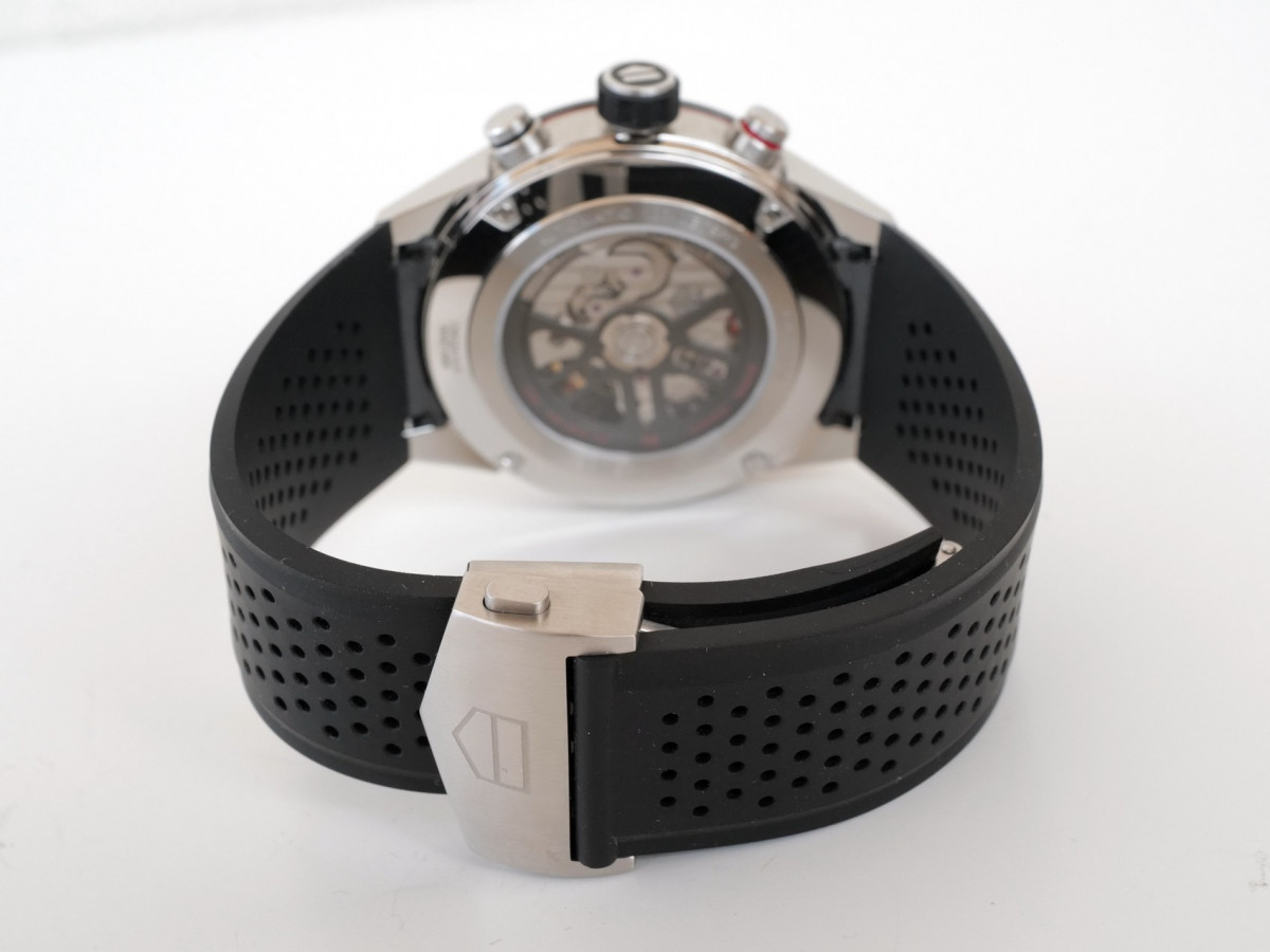 Швейцарские часы TAG Heuer Carrera Automatic Chronograph Calibre Heuer 02 Ceramic Bezel Skeleton 45mm