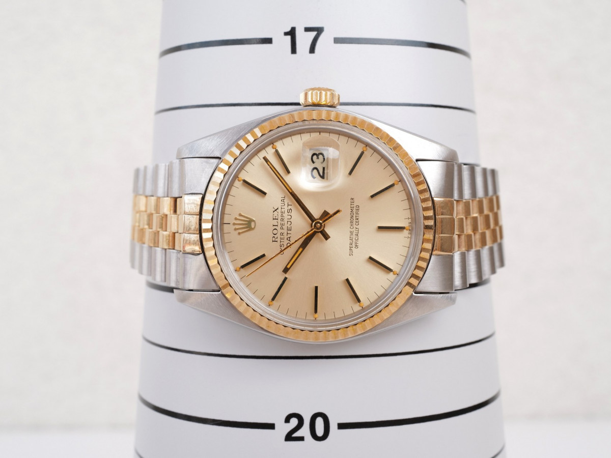 Швейцарський годинник Rolex Datejust 36 Oyster Perpetual Steel 18K Yellow Gold