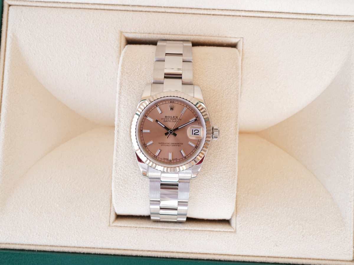 Швейцарський годинник Rolex Datejust 31 Oyster Pink Dial