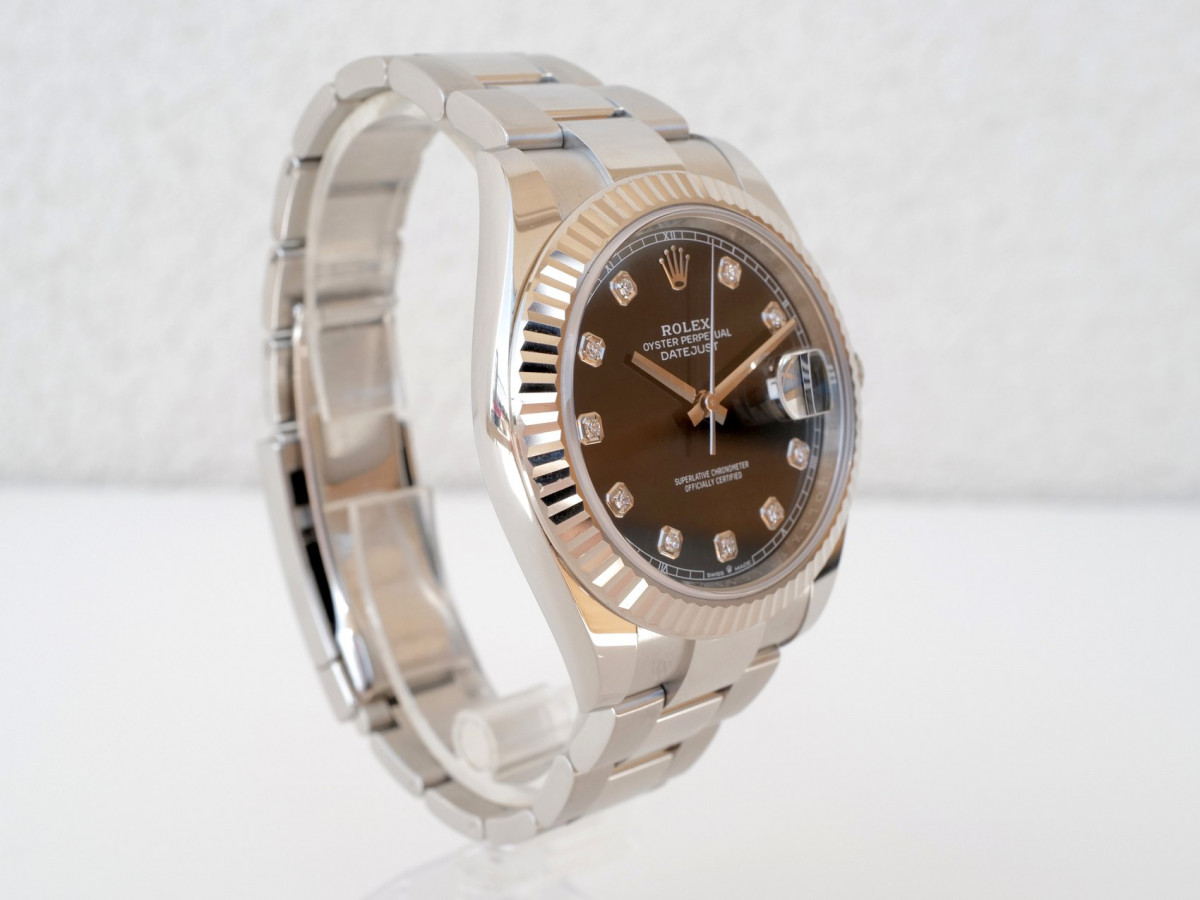 Швейцарський годинник Rolex Datejust 41 Oyster Black Diamond Dial