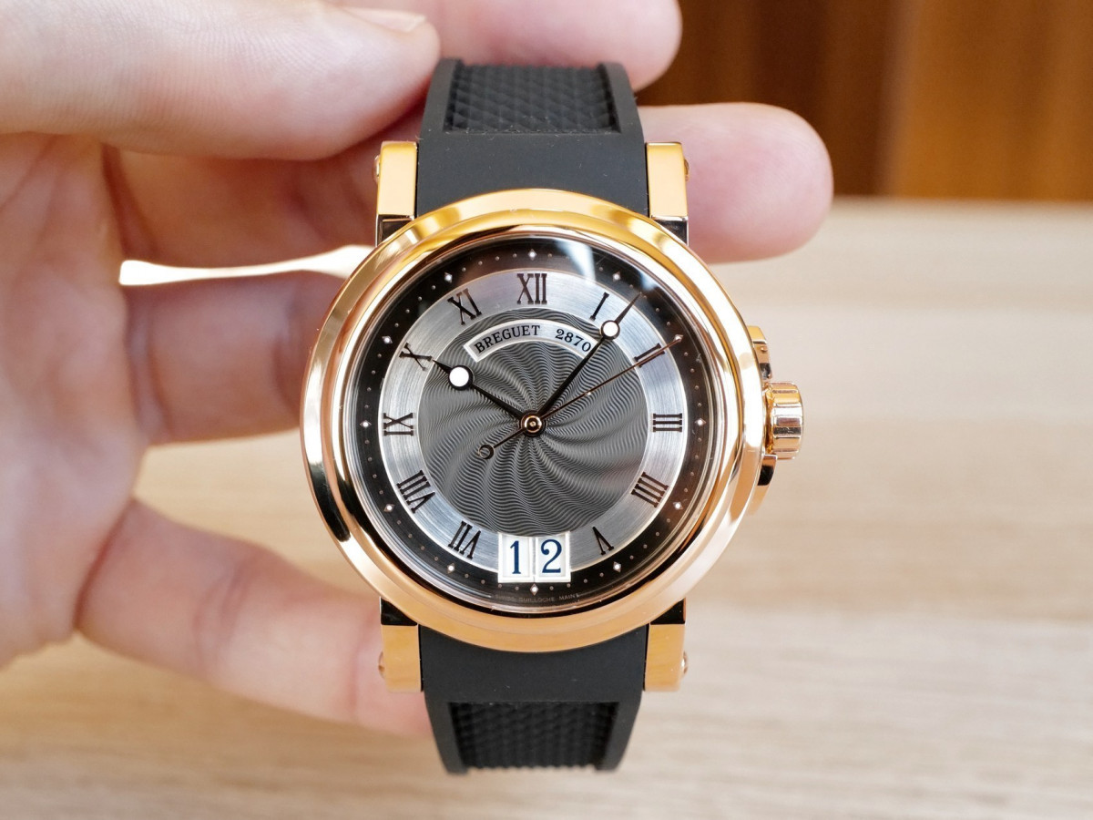 Швейцарський годинник Breguet Marine Big Date 18K Rose Gold