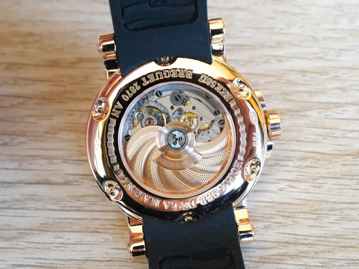 Швейцарський годинник Breguet Marine Big Date 18K Rose Gold