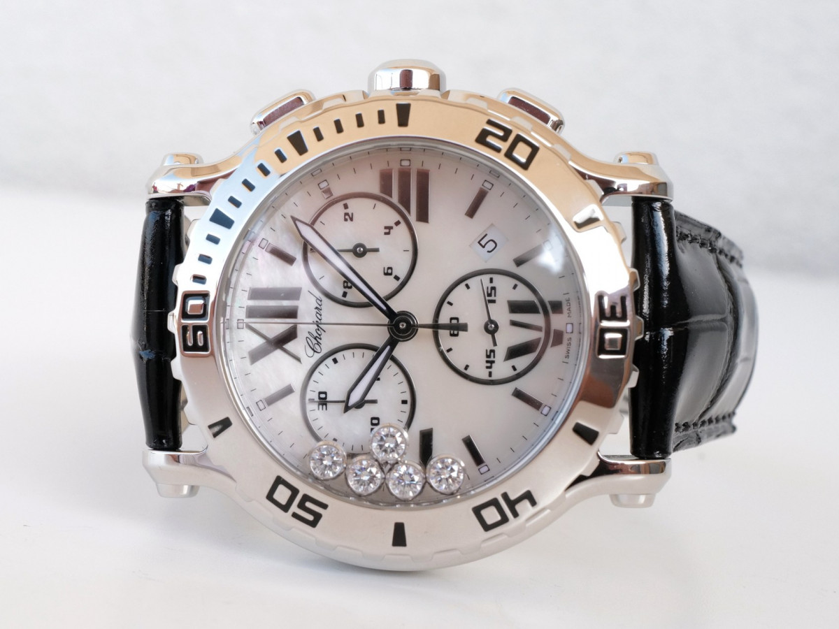Швейцарские часы Chopard Happy Sport 42 Quartz Chronograph Diamonds