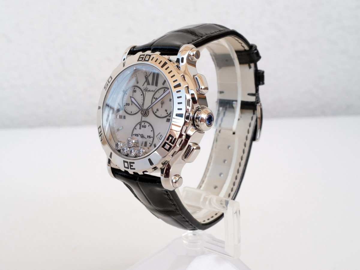 Швейцарские часы Chopard Happy Sport 42 Quartz Chronograph Diamonds