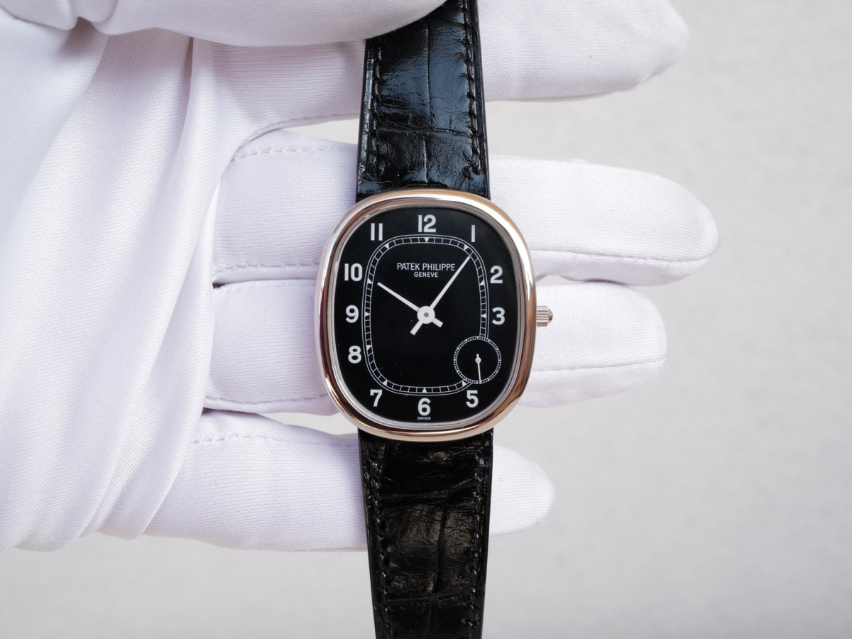 Швейцарський годинник Patek Philippe Golden Ellipse Automatic 18K White Gold
