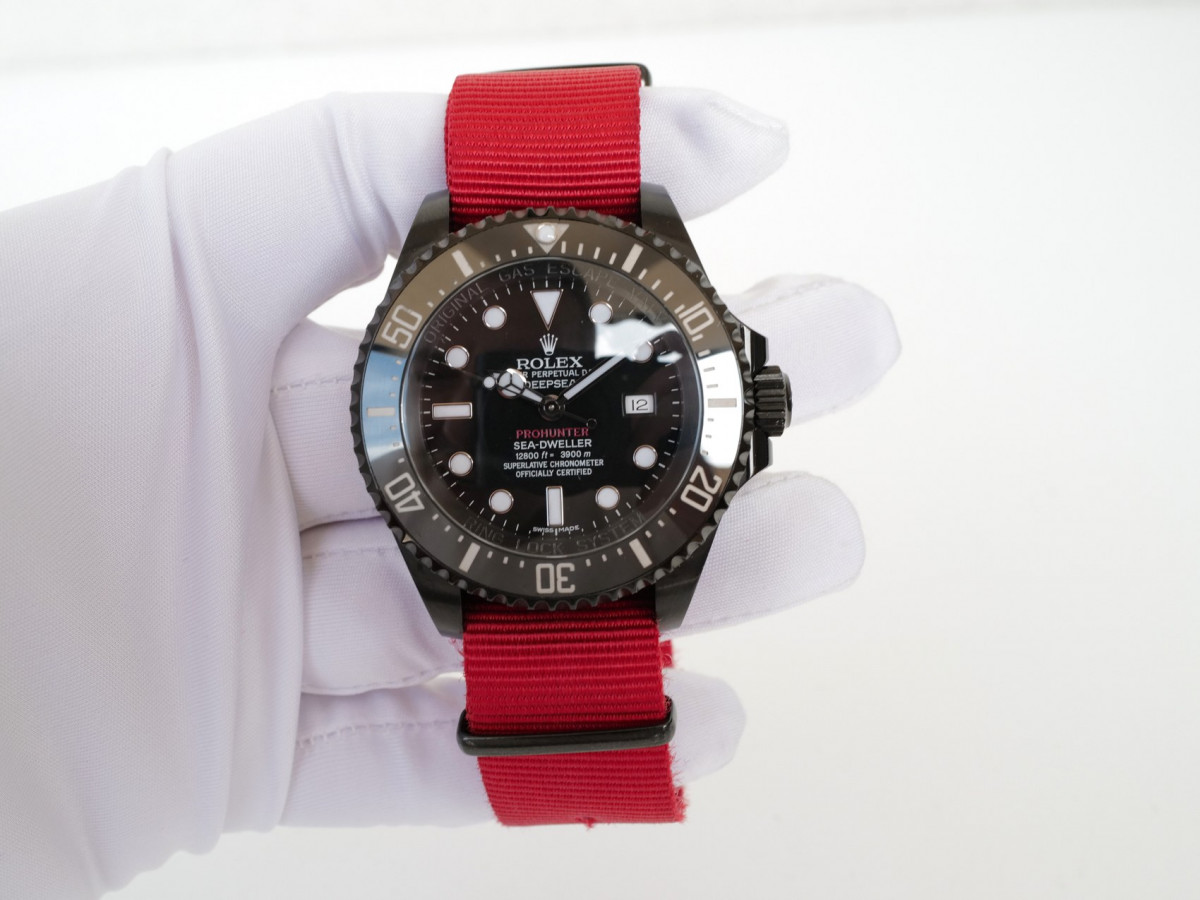 Швейцарские часы Rolex Deepsea 44 Pro Hunter Single Red Military Limited Edition of 100