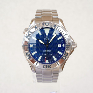 Швейцарские часы Omega Seamaster Diver 41 300M Automatic Electric Blue Dial