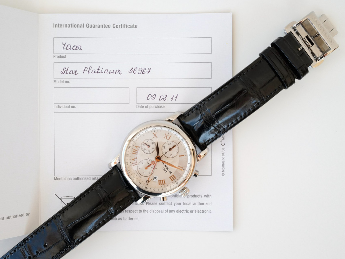 Швейцарские часы Montblanc Meisterstuck Star Chronograph GMT