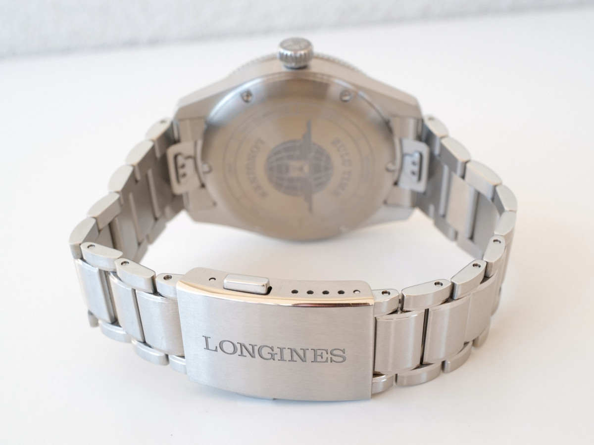 Швейцарський годинник Longines Spirit Automatic Zulu Time Black Dial