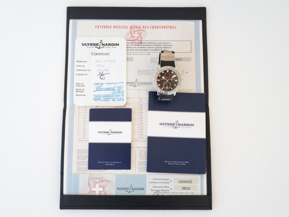 Швейцарские часы Ulysse Nardin Maxi Marine Diver 40