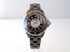 Швейцарские часы Chanel J12 Quartz 33 Black Ceramic Pave Diamond Center Dial
