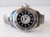 Швейцарские часы Chanel J12 Quartz 33 Black Ceramic Pave Diamond Center Dial