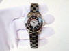 Швейцарские часы Chanel J12 Quartz 33 Black Ceramic Pave Diamond Center Dial