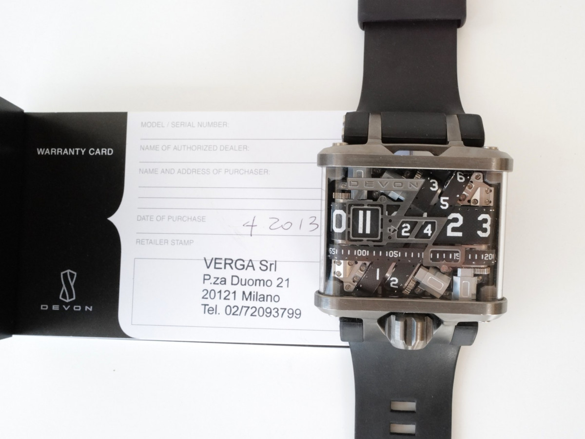 Швейцарський годинник Devon Tread 1 Time Belt Microstep Motor Watch