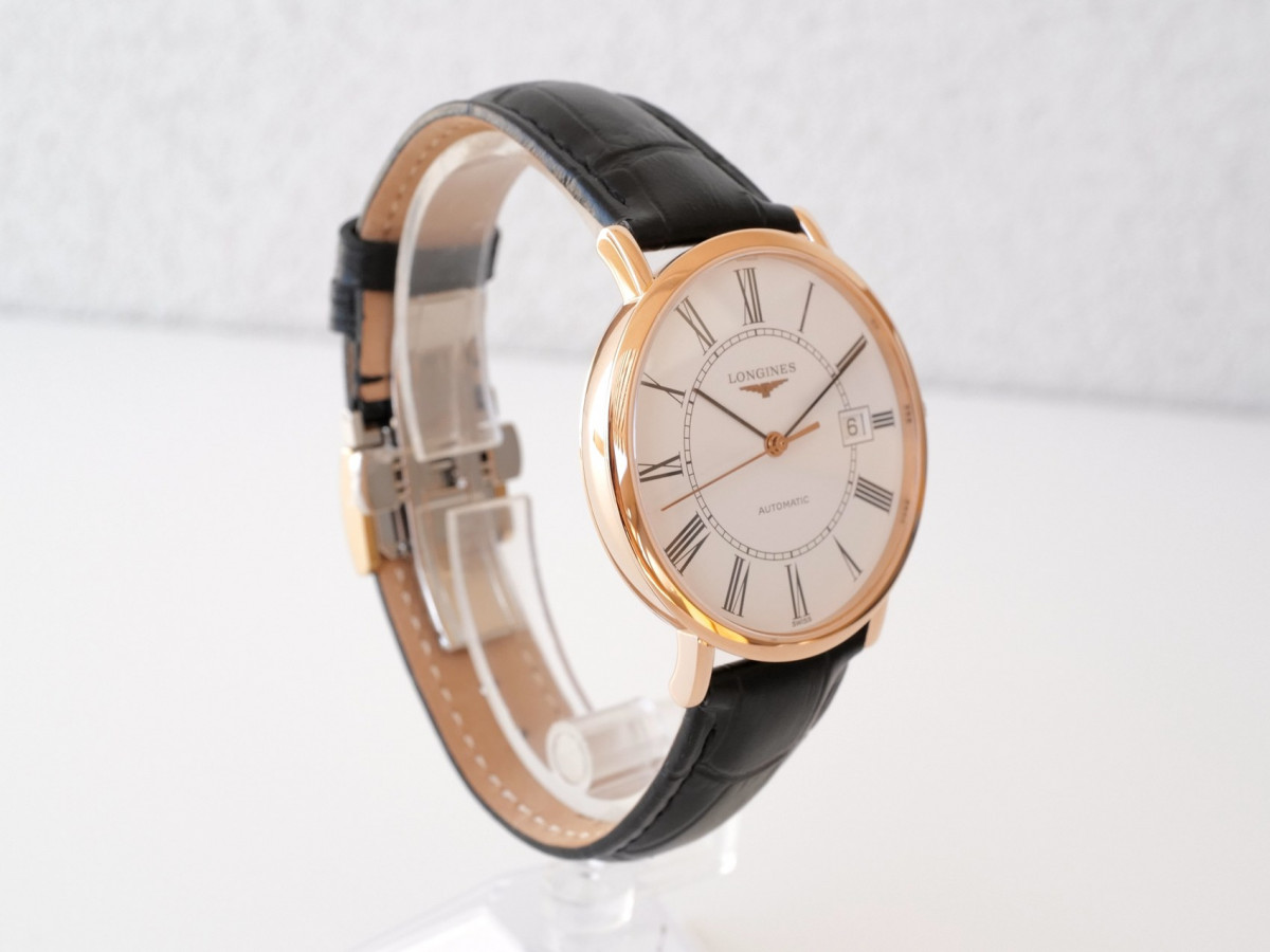 Швейцарський годинник Longines Elegant 18k Rose Gold White Dial 37