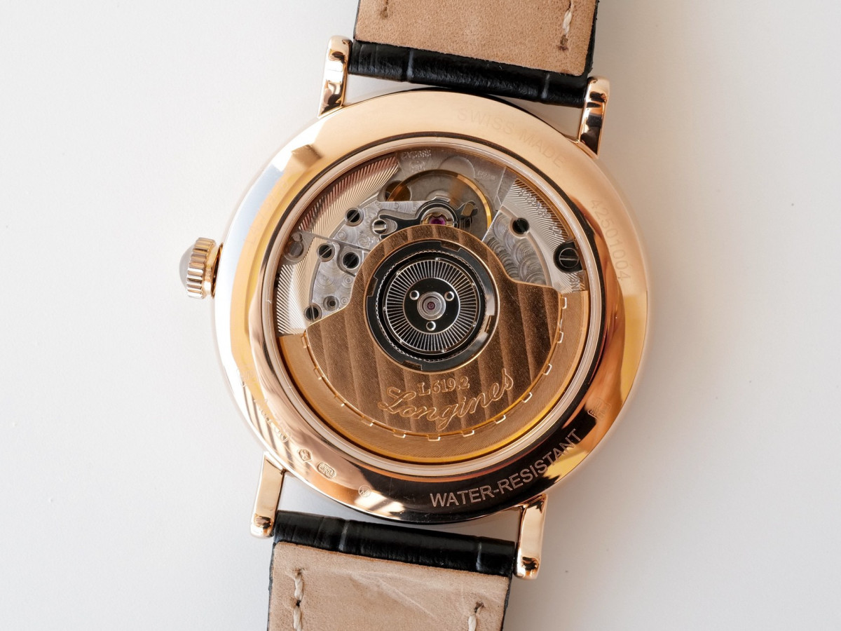 Швейцарський годинник Longines Elegant 18k Rose Gold White Dial 37