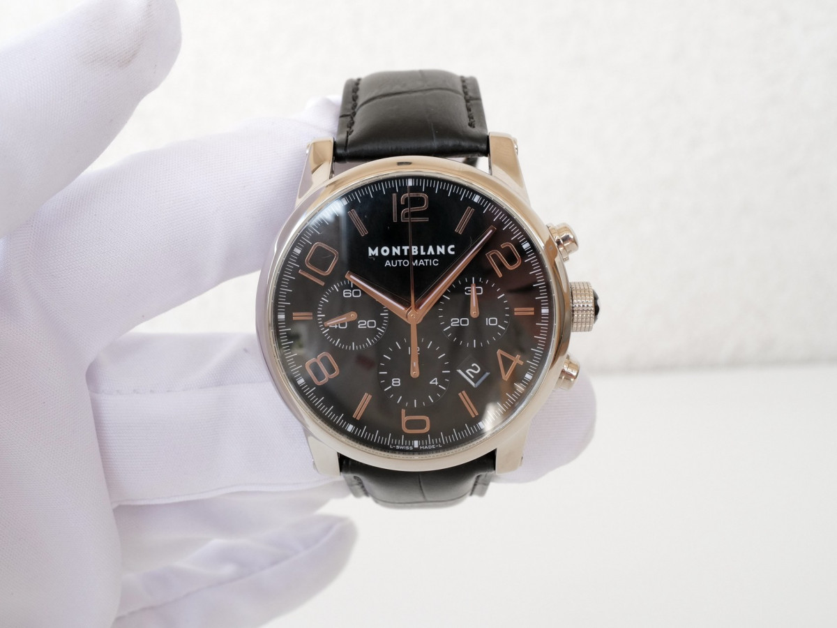 Швейцарские часы Montblanc Timewalker Chronograph Black Dial