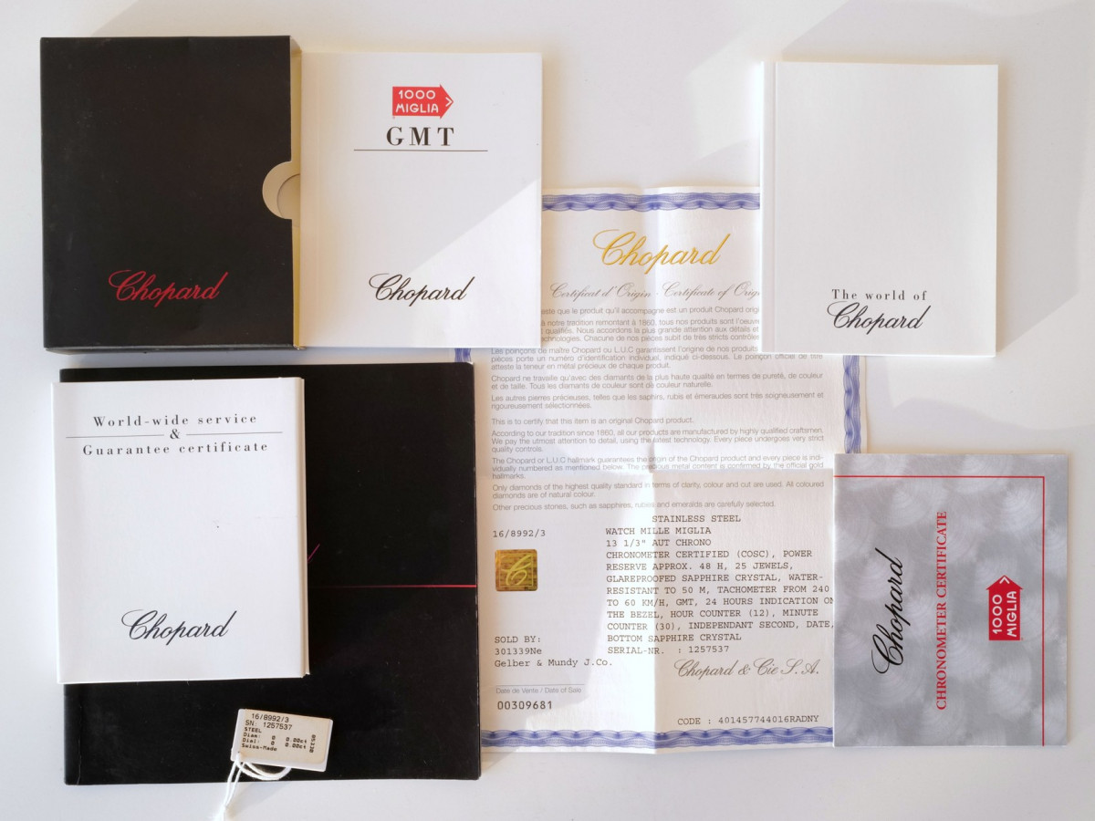Швейцарские часы Chopard Mille Miglia Chronograph GMT Black Rubber Strap Silver Dial