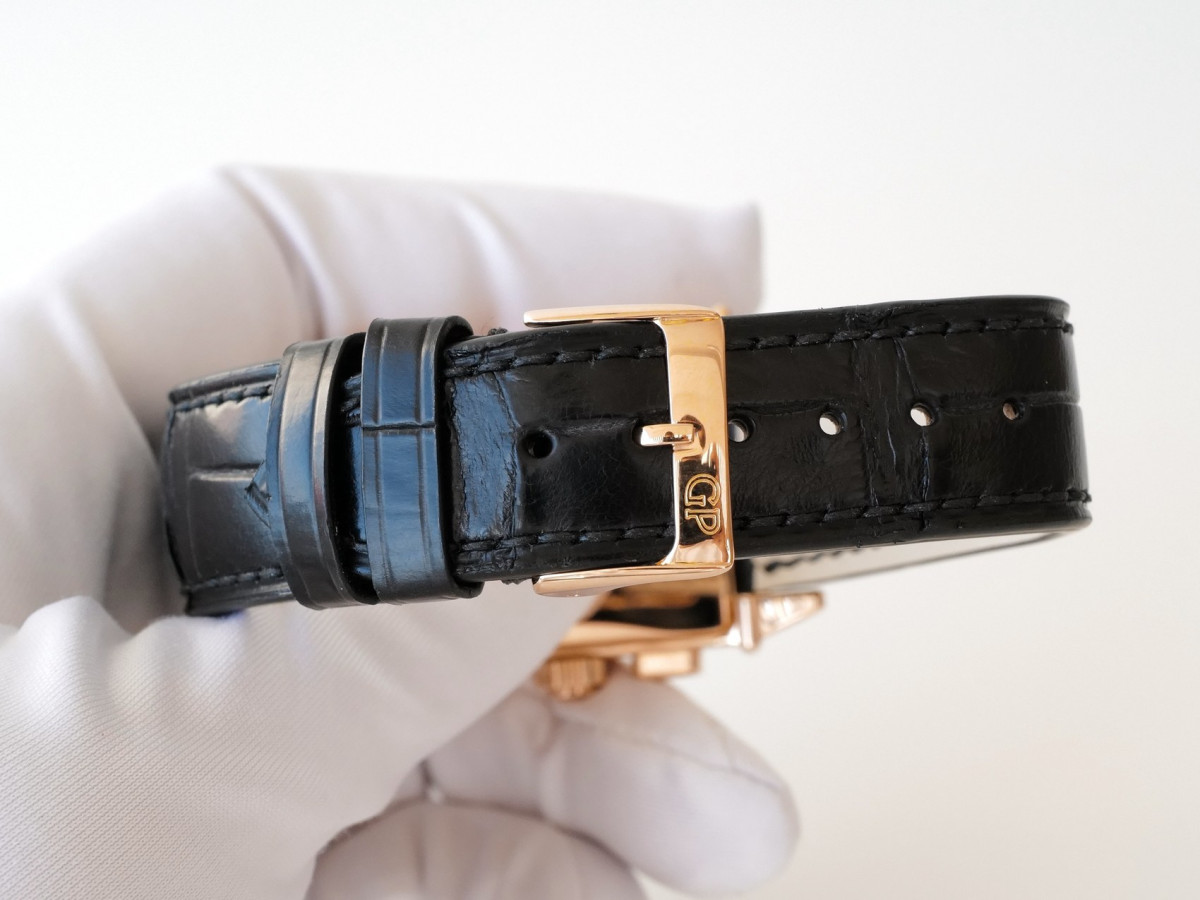 Швейцарський годинник Girard Perregaux Vintage 1945 Chronograph 18K Rose Gold Black Dial