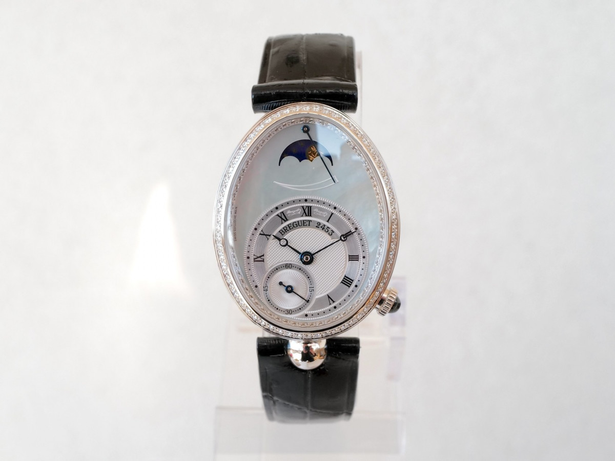 Швейцарський годинник Breguet Reine de Naples Mother of Pearl Dial 18K White Gold Power Reserve