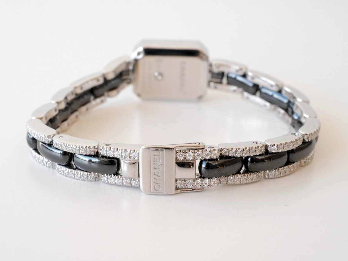 Swiss watch Chanel Premiere Black Ceramic 18k White Gold Diamonds Set