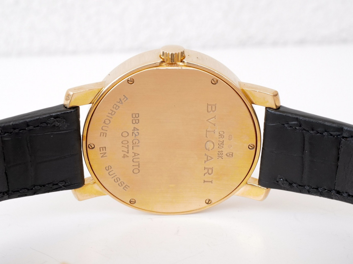 Швейцарський годинник Bulgari Diagono XL 18K Yellow Gold White Dial 42