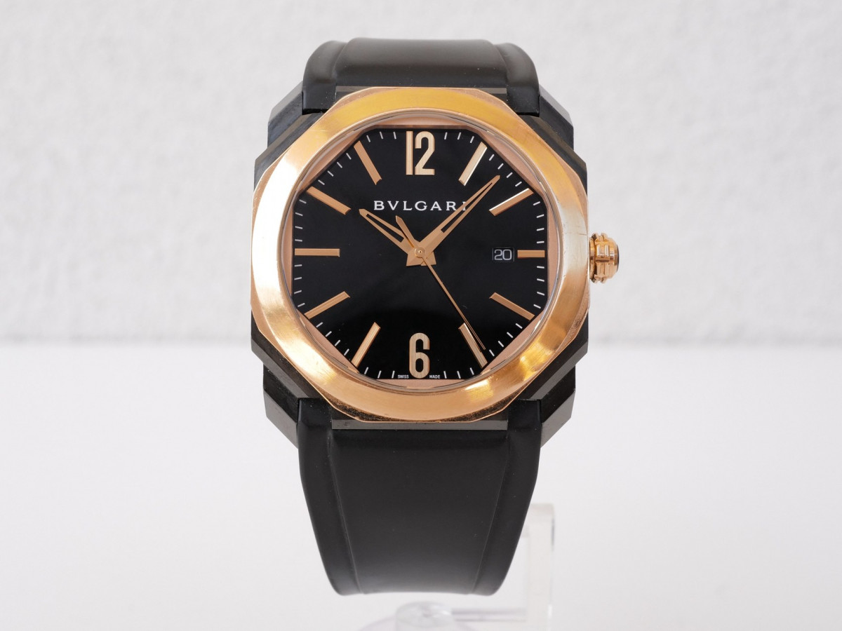 Швейцарський годинник Bulgari Octo 18k Rose Gold Bezel 41