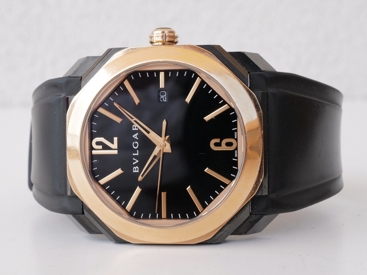 Швейцарський годинник Bulgari Octo 18k Rose Gold Bezel 41