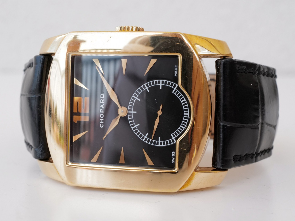 Швейцарские часы Chopard L.U.C. Monotec 18k Yellow Gold Black Dial