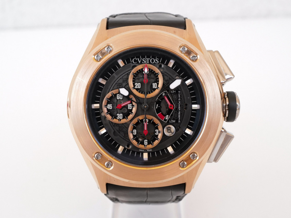 Швейцарские часы Cvstos Challenge-R 50 18K Rose Gold Chronograph