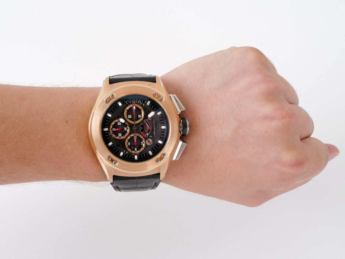 Швейцарские часы Cvstos Challenge-R 50 18K Rose Gold Chronograph