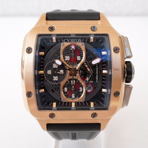 Швейцарские часы Cvstos Evosquare 50 18K Rose Gold Chronograph