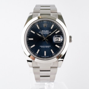 Швейцарские часы Rolex Datejust 41 Blue Dial