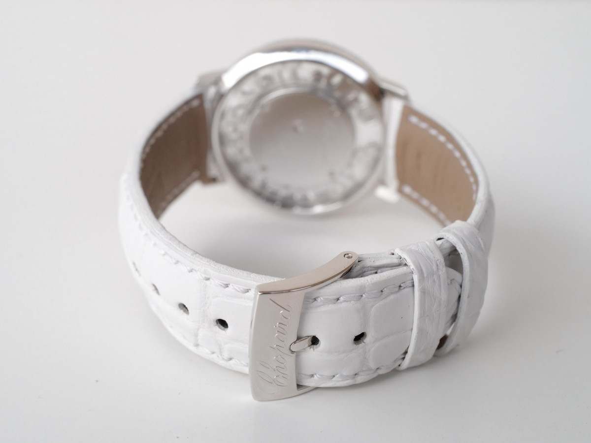 Швейцарський годинник Chopard Happy Diamonds Happy Time 18K White Gold 3CT Diamonds