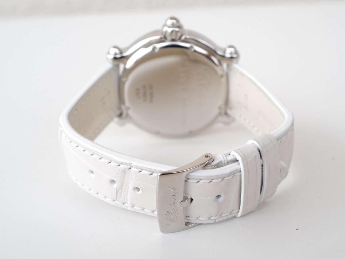 Швейцарские часы Chopard Happy Sport Diamond Snowflake 18kt White Gold Steel