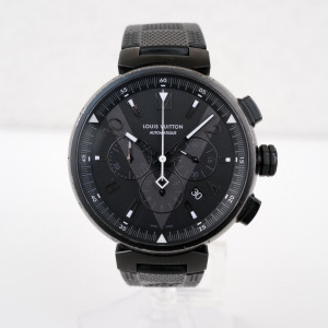Швейцарський годинник Louis Vuitton Tambour All Black Chronograph 46