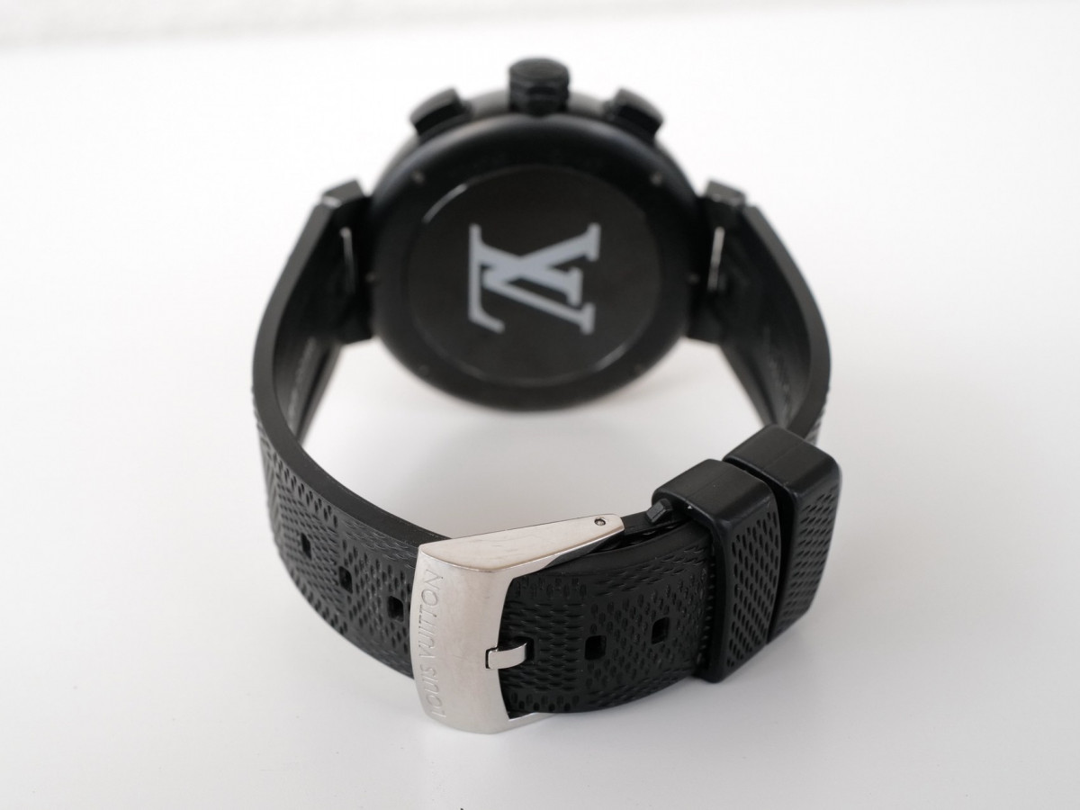 Швейцарський годинник Louis Vuitton Tambour All Black Chronograph 46