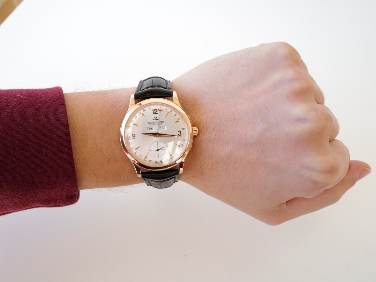 Швейцарський годинник Jaeger LeCoultre Master Control Triple Date 18K Rose Gold