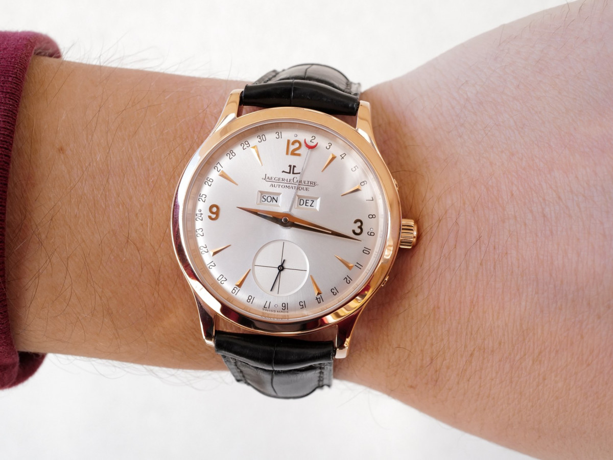Швейцарський годинник Jaeger LeCoultre Master Control Triple Date 18K Rose Gold