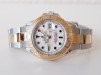 Швейцарський годинник Rolex Yacht Master Lady 29 Yellow Gold Steel White Dial