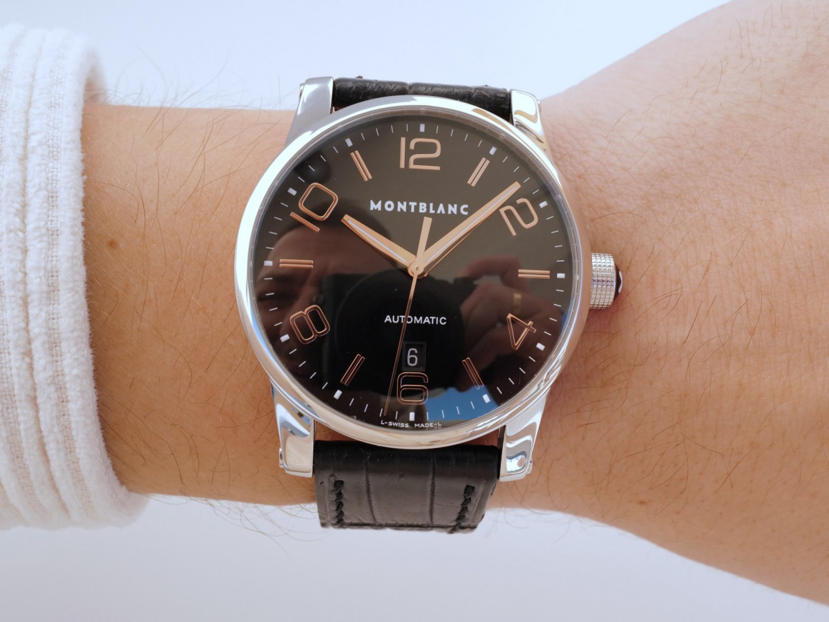 Швейцарские часы Montblanc Timewalker XL Black 42