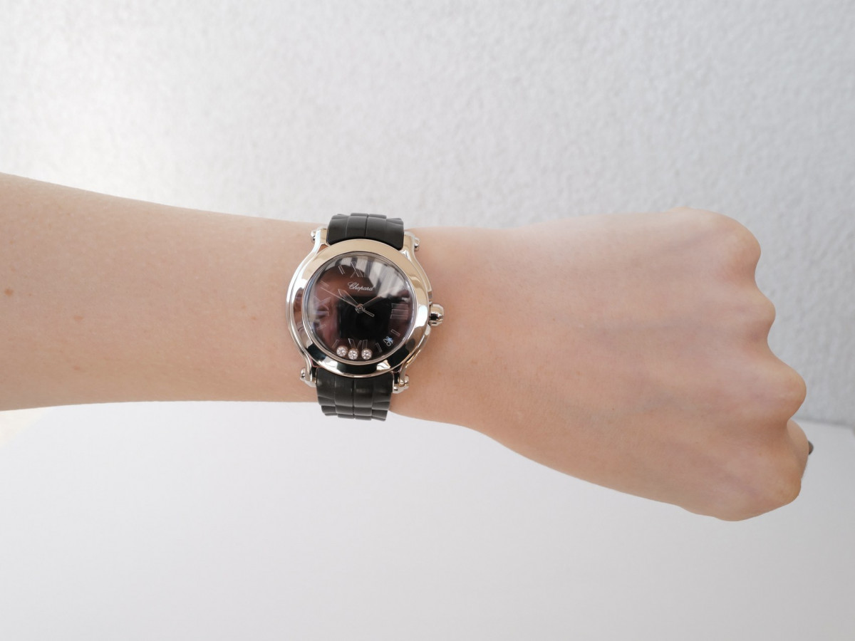 Швейцарские часы Chopard Happy Sport Round Quartz 36