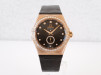 Швейцарские часы Omega Constellation Ladies Automatic Brown Dial 18k Rose Gold Diamonds
