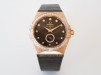 Швейцарские часы Omega Constellation Ladies Automatic Brown Dial 18k Rose Gold Diamonds