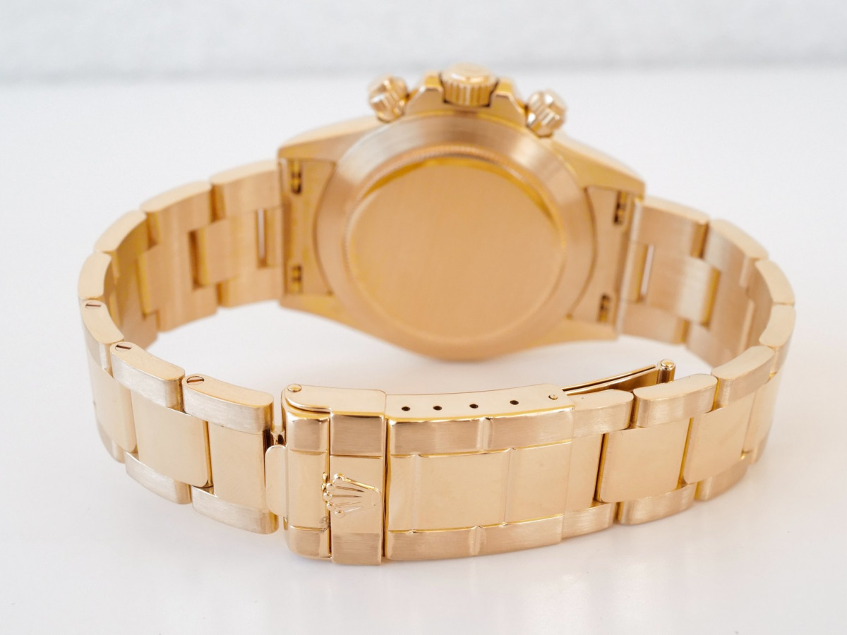 Швейцарський годинник Rolex Daytona Zenith 18K Yellow Gold Chronograph Champagne Dial