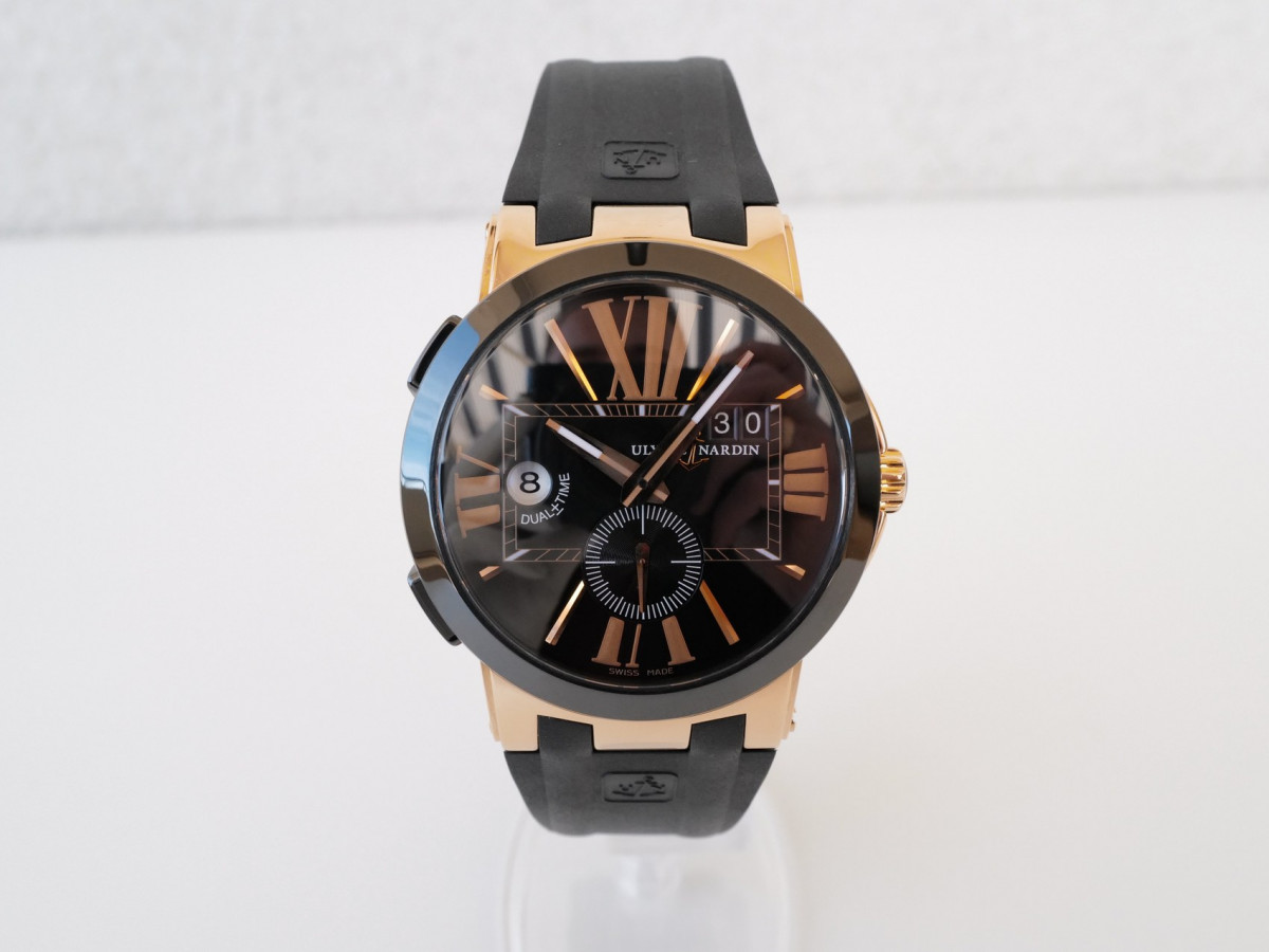 Швейцарские часы Ulysse Nardin Executive Dual Time 43 18K Rose Gold