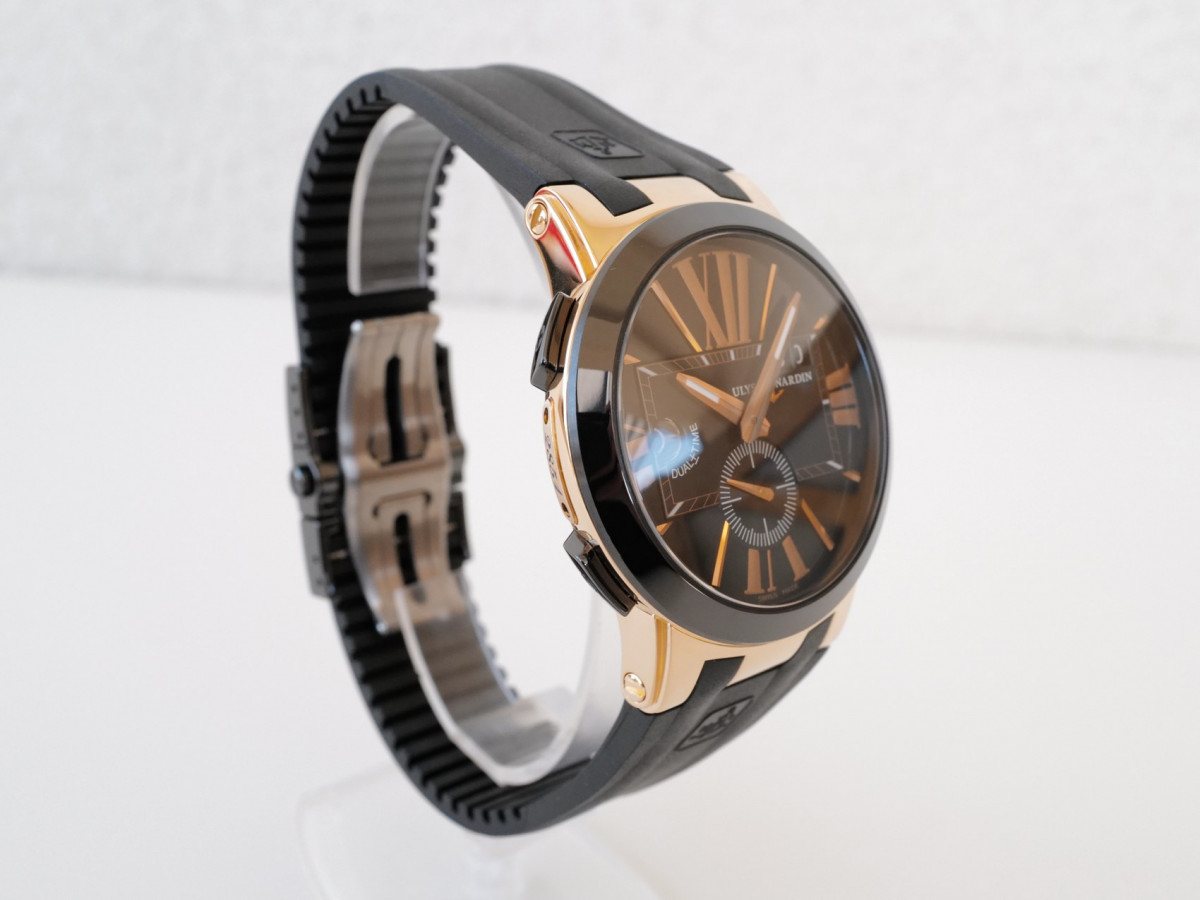 Швейцарские часы Ulysse Nardin Executive Dual Time 43 18K Rose Gold