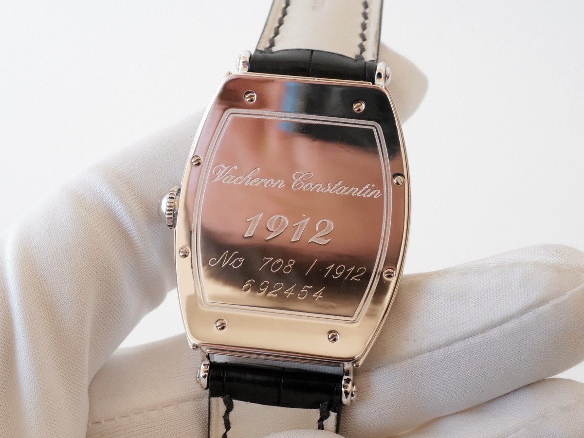 Swiss watch Vacheron Constantin Les Histopriques 1912 Tonneau 18k White Gold Limited Edition