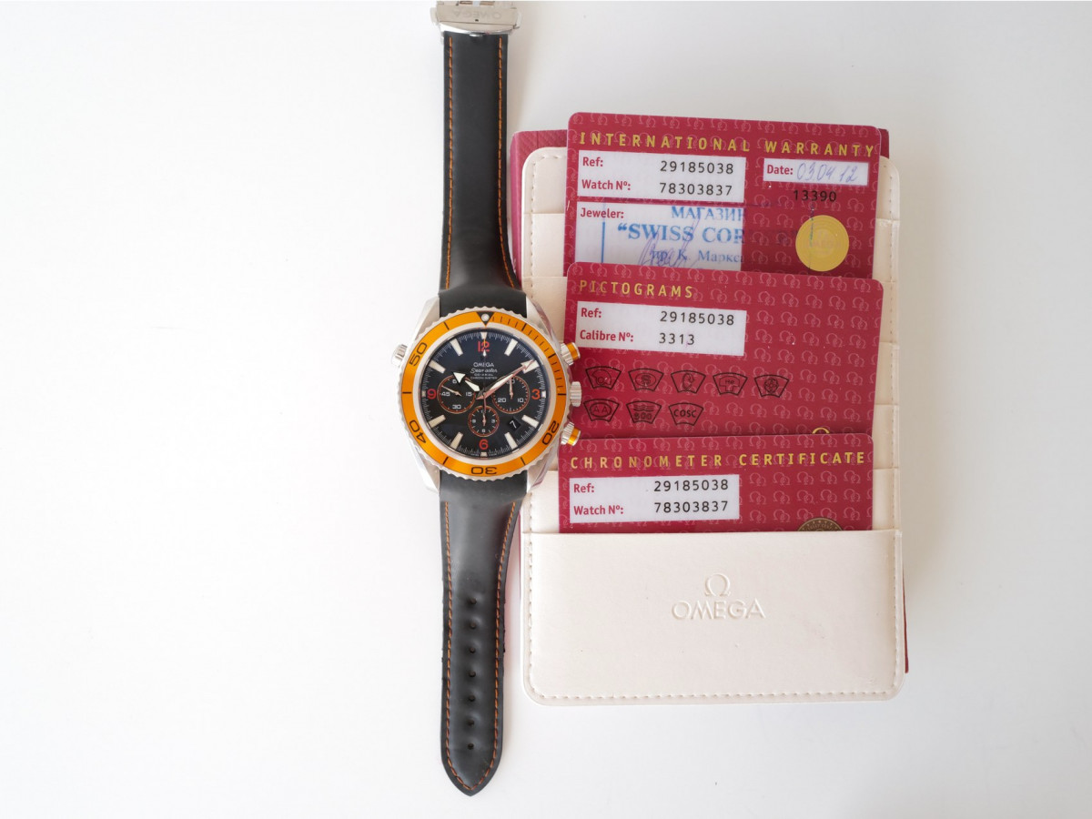 Швейцарський годинник Omega Seamaster Planet Ocean Chronograph 600M 45.5