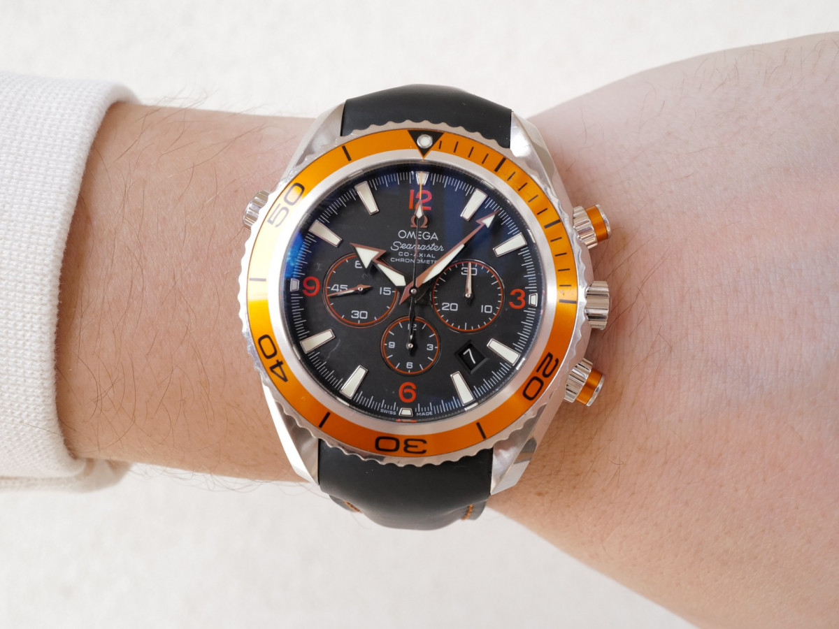 Швейцарський годинник Omega Seamaster Planet Ocean Chronograph 600M 45.5